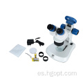 Microscopio binocular de microscopeto estereo WF10x/20 mm